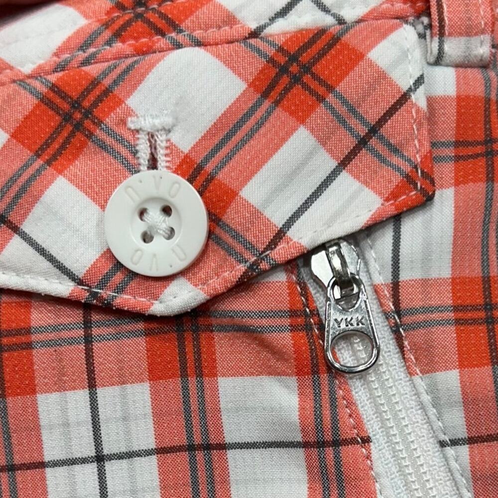 N’VO by Lanctot Plaid Golf Skort Built-In Shorts Zipper Pockets Women’s 4 - Picture 3 of 13
